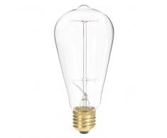 Bombilla de filamento decorativa vintage de vidrio Al. 15 cm CULEMBOURG