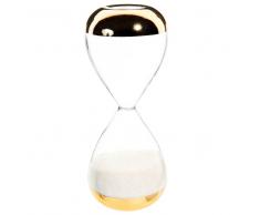 Reloj de arena de cristal H 20 cm COPPER