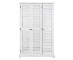 Guardarropa con 3 puertas blanco mate Barbade