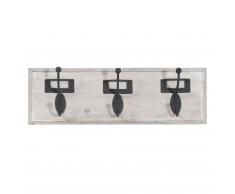 Percha con 3 ganchos de madera DANGELY