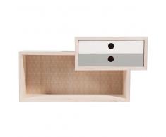 Organizador de pared con 2 cajones ALEX