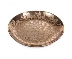 Fuente decorativa de cerámica dorada D 36 cm MILORD