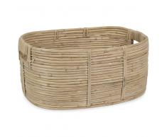 Cesta ovalada de mimbre D 40 cm JUNGLE