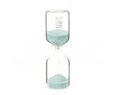 Reloj de cristal de arena azul Al. 12 cm GRAPHIC VINTAGE
