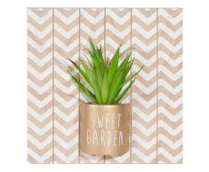 Cuadro con planta artificial 25x25 cm SWEET GARDEN