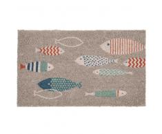 Felpudo de fibra de coco 45 x 75 cm PEIXE