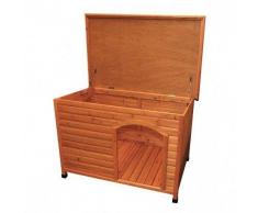 Caseta de madera Natura para perro talla L