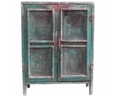Armario vintage con puertas rejillas