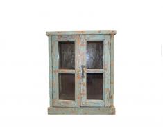 Armario vintage madera-cristal