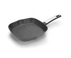 Tescoma I-Premium - Sartén plancha cuadrada (acero inoxidable, 26 x 26 cm), color negro