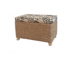 büloo Asiento de retención de y taburete, color natural también como – Taburete de baño/ropa sucia/Soporte Banco/Asiento banco (50 * 30 * 30)