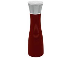 Fackelmann 47263 - Molinillo para sal (madera y acero inoxidable), color rojo