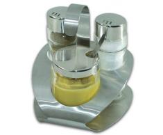 Junto salero Fackelmann 46.652 / pimentero / Inox mostaza
