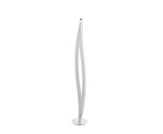 WOFI lámpara de pie, 1-techo Trois 1 x LED/34 W, 20 x 131, 5 x 20 cm, 3000 K, 2260 lm, eficiencia energética de clase A 3-niveles-touch-interruptor, cromo 3809,01,01,0000
