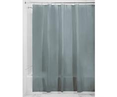 InterDesign - Revestimiento para cortina de ducha - PEVA espesor 3 - 183 cm x 183 cm - Humo