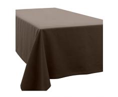 Vent du Sud 160ltcpuccho teflón Puccini mantel cuadrado lino CHOCOLATE 160 x 160 cm