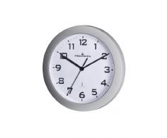 Precision - Reloj de pared (carcasa de plateado, 23 cm)
