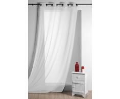 Lovely Casa R61290001VL Lisa - Cortina de visillo (135 x 260 cm, poliéster), color blanco