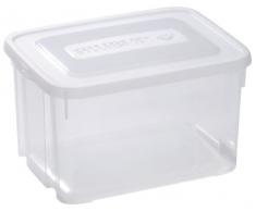 Allibert 191625 Handy Box - Caja de almacenaje (con tapa, 20 L, polipropileno), transparente