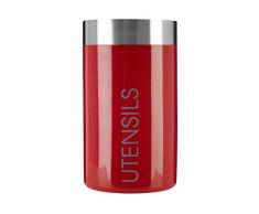 Premier Housewares - Cubilete para utensilios de cocina, color rojo