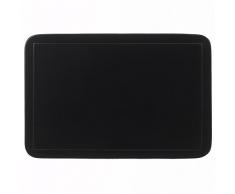 Kela Uni manteles individuales, plástico, negro, 43,5 x 28,5 cm