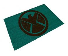 SD Toys Star Wars Felpudo Logo Shield, Fibra de Coco, Verde, Decoración del Hogar