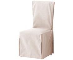 Lona Liso fundas de silla - pack 2 - col.01-beige