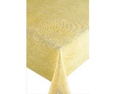 Friedola 25831 Capri - Mantel (130 x 160 cm), diseño de flores, color crema