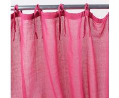 Rumba (-Cortina de algodón 140 x 250 cm, color fucsia) • 100% algodón-Monbeaurideau