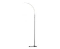 Wofi 3682.01.64.0000 - Lámpara de pie (1 led, 16,8 W, 16,5 cm, altura de 165 cm, 3000 K, 1680 lúmenes, acabado en níquel mate)