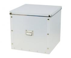 Zeller 17610 - Caja de plástico para almacenaje (33,5 x 33 x 32 cm), transparente