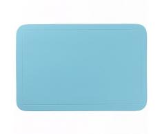 Kela Uni manteles individuales, plástico, hielo/azul, 43,5 x 28,5 cm