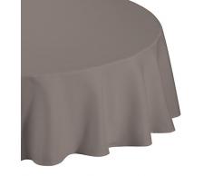 Alba MC0121080160R - Mantel resinado de loneta antimanchas, color gris piedra
