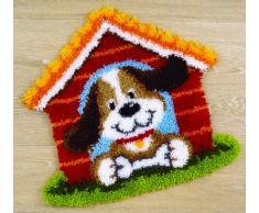 Vervaco de perro Kit para alfombra con forma de casa, Multi-color