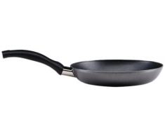 Ballarini Cortina Sartén, Rivestimiento Antiadherente con Thermopoint, Redonda, Aluminio, Negro, Diámetro 20 cm