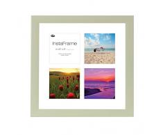 Inov8 16 x 40,64 cm Insta-Frame Marco para Instagram 4/de estampado a cuadros de fotos con paspartú blanco y blanco con borde, Heritage verde