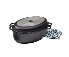 Krüger 23040 - Fuente de horno doble, color negro