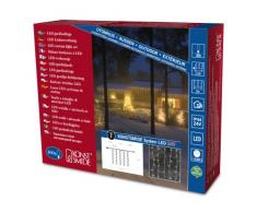 Konstsmide 4614-103 - Sistema de extensión de iluminación LED de alta tecnología (100 diodos de blanco cálido, 6 W, transparente)