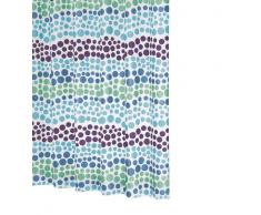 Ridder 323250-350 Layer - Cortina de ducha (180 x 200 cm, incluye enganches), color verde y azul
