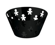 Alessi Girotondo - Fuente para frutas (perforada, redonda, de acero inoxidable)