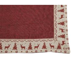 Brauns Heitmann 82745 - Mantel (80 x 80 cm), diseño de Navidad, color rojo