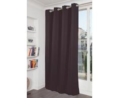 Ideenreich 2016 – 3 Schlafgut, blickdichter DKL cortina marrón oscuro Talla:145x260