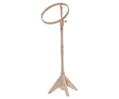 Elbesee turned soporte de suelo, madera, marrón, 25 cm, 25,4 cm)