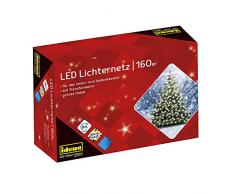 Idena 8325069 - Guirnalda de luces LED para exterior (160 bombillas), color blanco