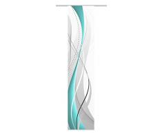 Home fashion 87152-728 H: 300 x B: 60 cm cortina CARLISLE, impresión digital, varios colores