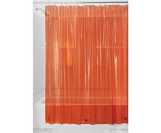 InterDesign - Revestimiento para cortina de ducha - Vinilo de 4,8 de espesor - 183 x 183 cm - Tostado