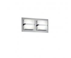 Trio 275770207 - Aplique LED, 2 x 5 W, IP20, SMD, 400 lúmenes, 3000K, 230 V, color níquel mate