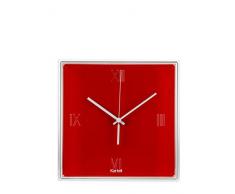 Kartell Tic Tac y reloj de pared, Rojo