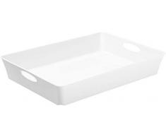 Rotho 1124100000 - Caja de almacenaje, plástico, DIN A4, color blanco