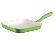 Josef Mäser 812128 Alioth - Sartén (24 cm, aluminio fundido de 2 mm de grosor, con revestimiento de cerámica ILAG), color verde